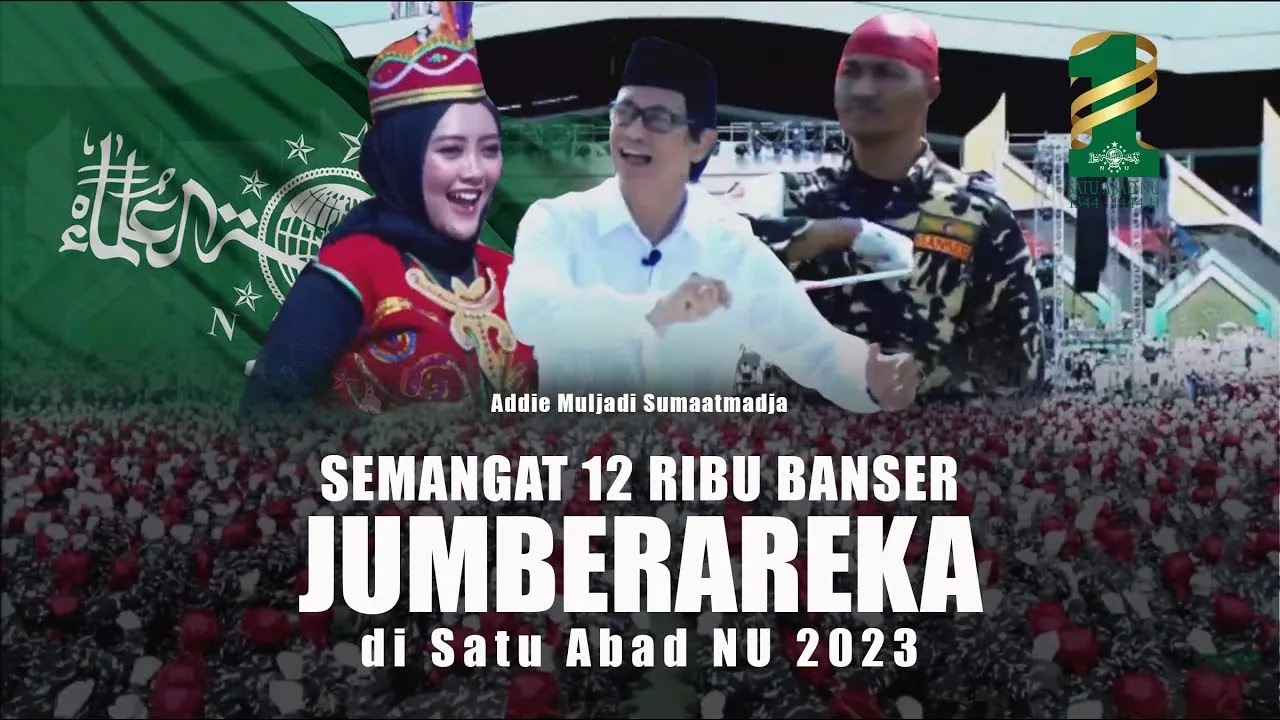 Jumberareka Banser Satu Abad NU di Sidoarjo